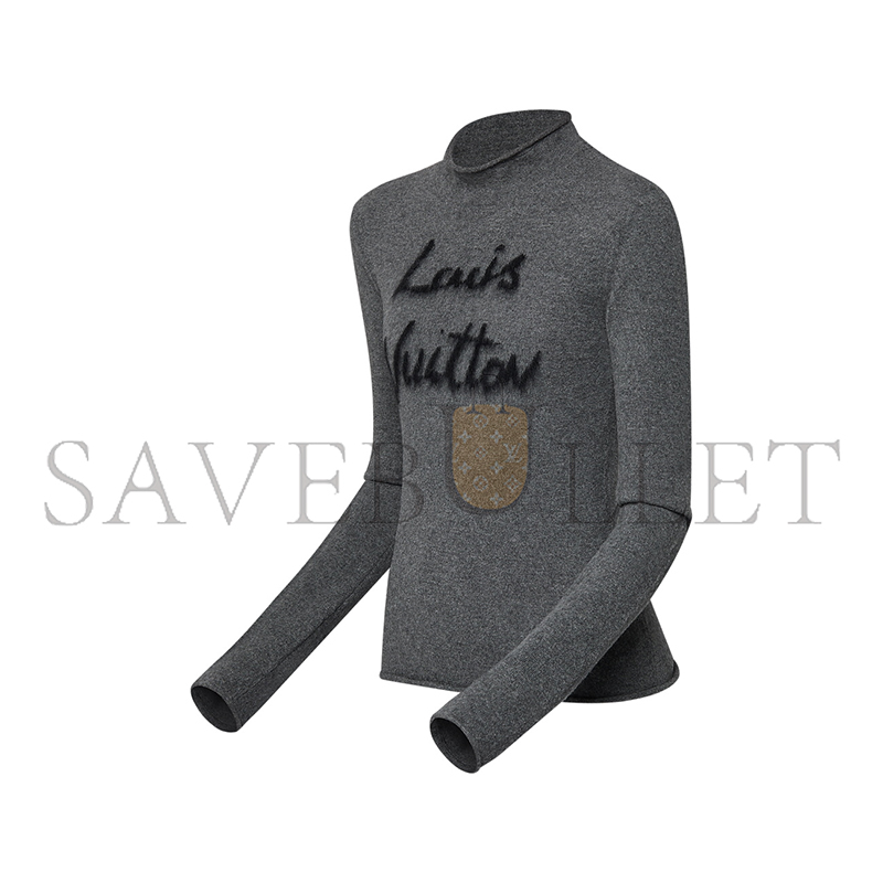 l0vis Vvtt0n brushed signature pullover 1ahzcw